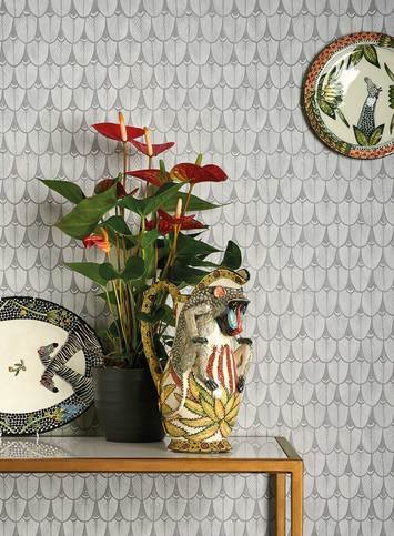 Narina Grey Wallcovering by Cole & Son 