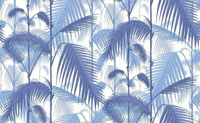 Palm Jungle Linen Union Fabric by Cole & Son 