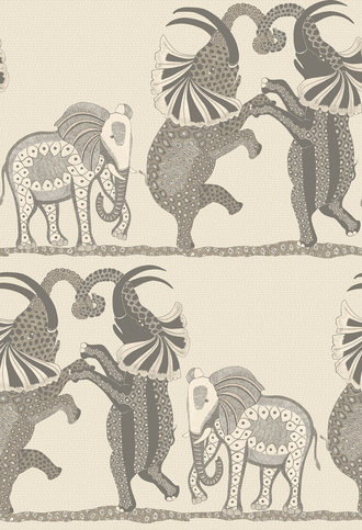 Safari Dance Grey Wallcovering by Cole & Son 
