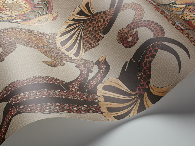 Safari Dance Linen Wallcovering by Cole & Son 