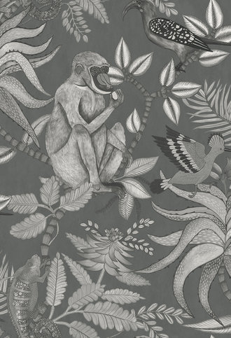 Savuti Charcoal Wallcovering by Cole & Son 
