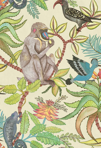 Savuti Cream Wallcovering by Cole & Son 