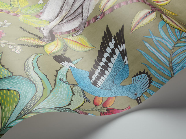 Savuti Khaki Multi Wallcovering by Cole & Son 