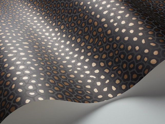 Senzo Spot Charcoal Wallcovering by Cole & Son 