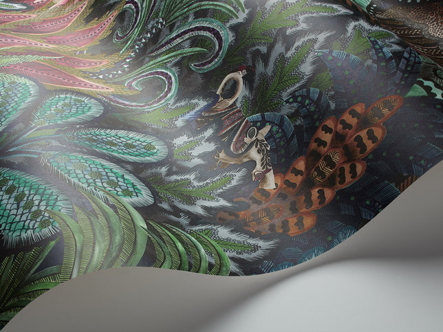 Singita Blue Wallcovering by Cole & Son 