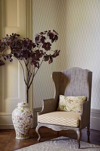 Tile Jacquard Fabric by Cole & Son 