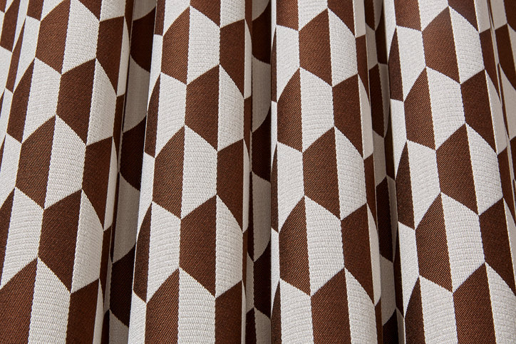 Tile Jacquard Fabric by Cole & Son 