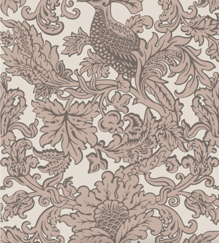 Balabina Metallic Gilver on Linen Wallcovering by Cole & Son 