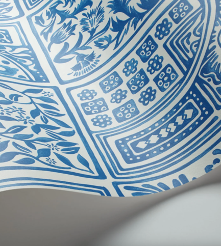 Bellini China Blue on White Wallcovering by Cole & Son 