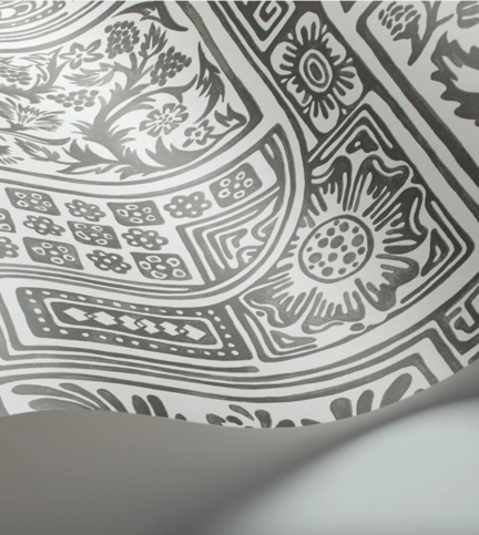 Bellini Soot & Snow Wallcovering by Cole & Son 