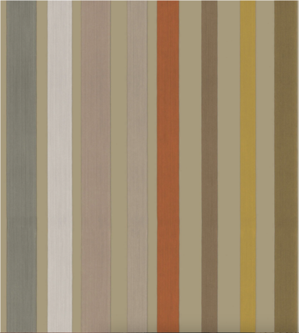 Carousel Stripe Mariinsky Linen & Multi Wallcovering by Cole & Son 