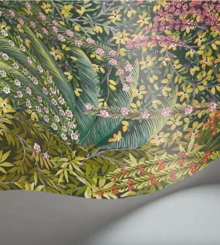 Cascade Leaf Green Wallcovering by Cole & Son 