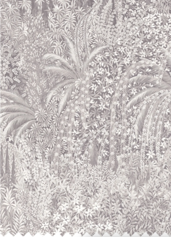 Cascade Linen Union Platinum Fabric by Cole & Son 