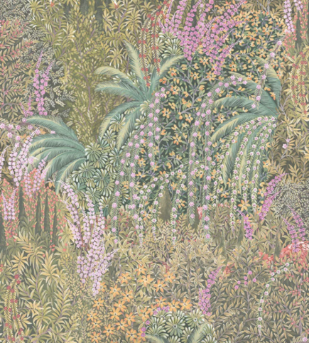 Cascade Soft Olive & Sage Wallcovering by Cole & Son 