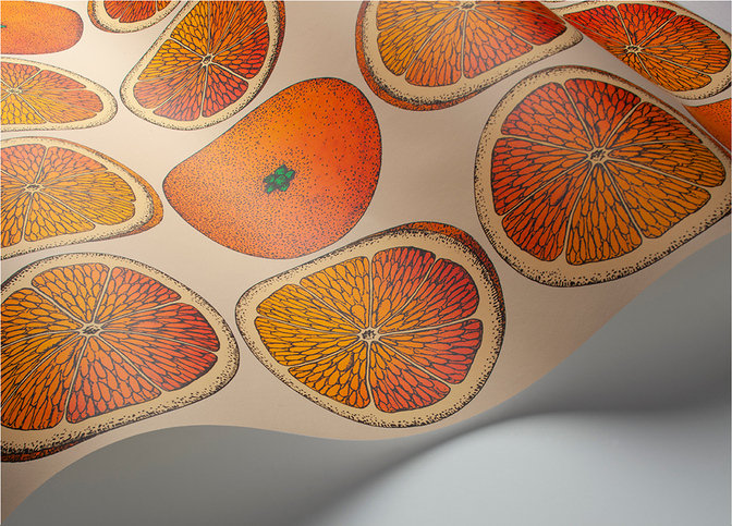 Arance Wallcovering by Cole & Son 