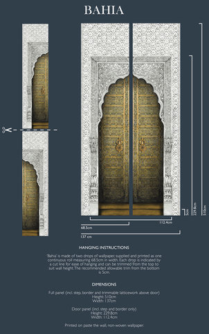 Bahia Wallcovering by Cole & Son 