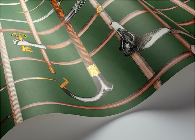 Bastoni Wallcovering by Cole & Son 