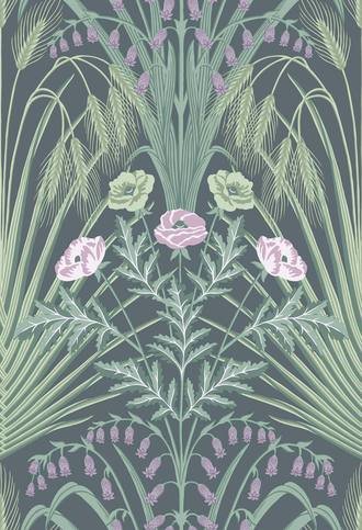 Bluebell Wallcovering by Cole & Son 