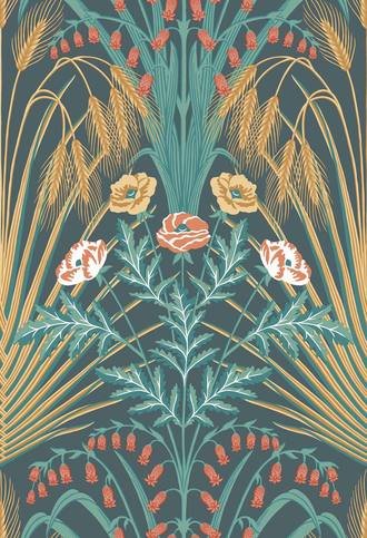Bluebell Wallcovering by Cole & Son 
