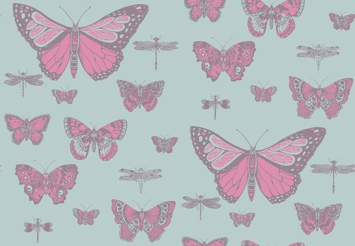 Butterflies & Dragonflies Wallcovering by Cole & Son 
