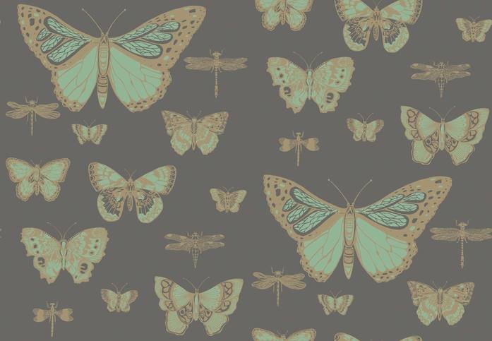 Butterflies & Dragonflies Wallcovering by Cole & Son 