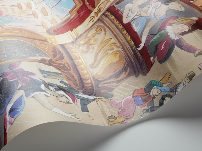 Cabaret Wallcovering by Cole & Son 