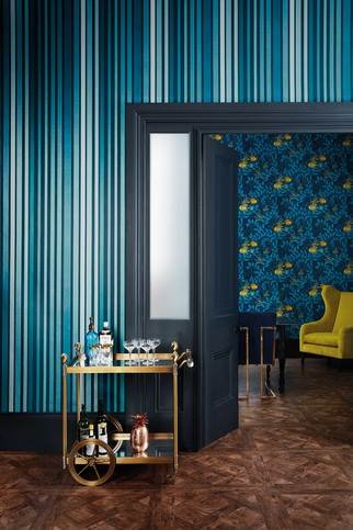 Carousel Stripe Wallcovering by Cole and Son