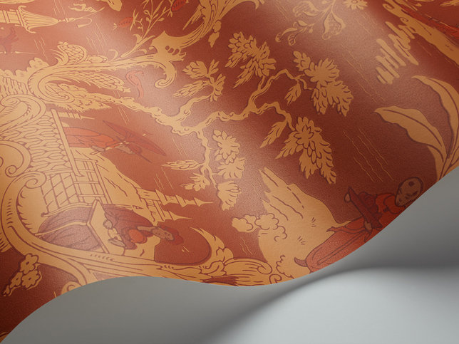 Chinese Toile Wallcovering by Cole & Son 
