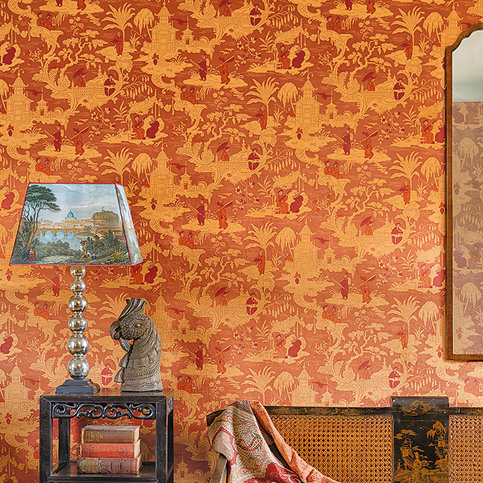 Chinese Toile Wallcovering by Cole & Son 