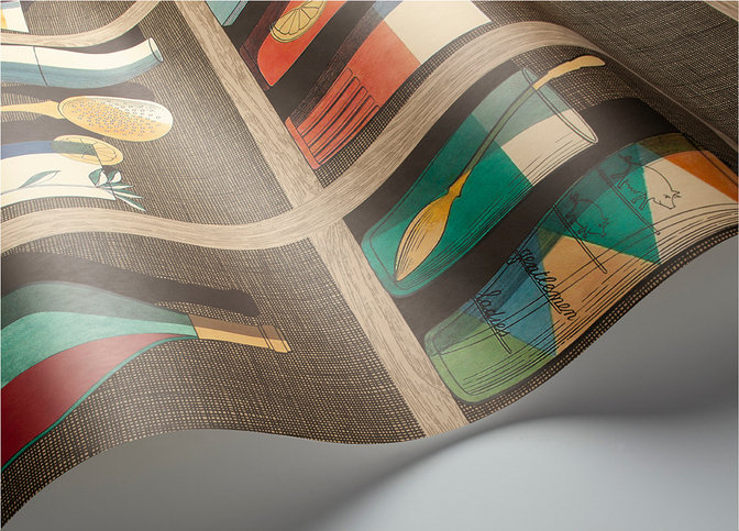 Cocktails Wallcovering by Cole & Son 