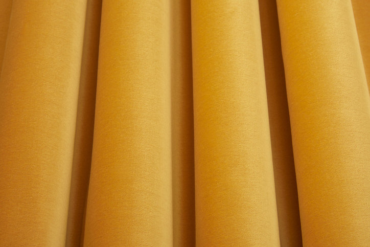 Colour Box Velvet Ochre Fabric by Cole & Son 