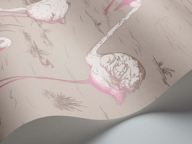 Flamingos Wallcovering by Cole & Son 