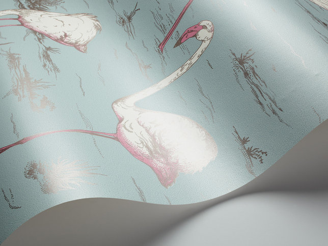 Flamingos Wallcovering by Cole & Son 