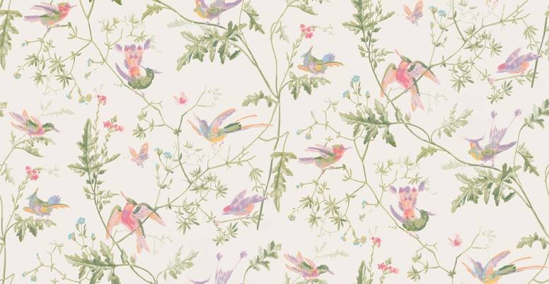 Hummingbirds Wallcovering by Cole & Son 