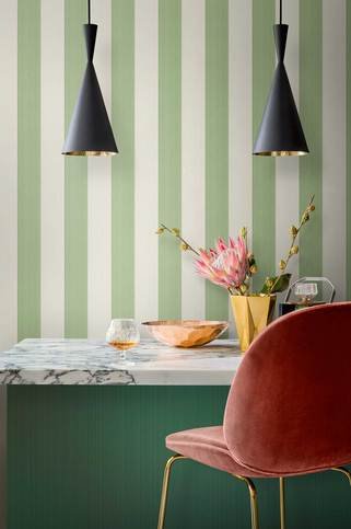 Jaspe Stripe Wallcovering by Cole and Son