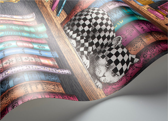 Libreria Wallcovering by Cole & Son 