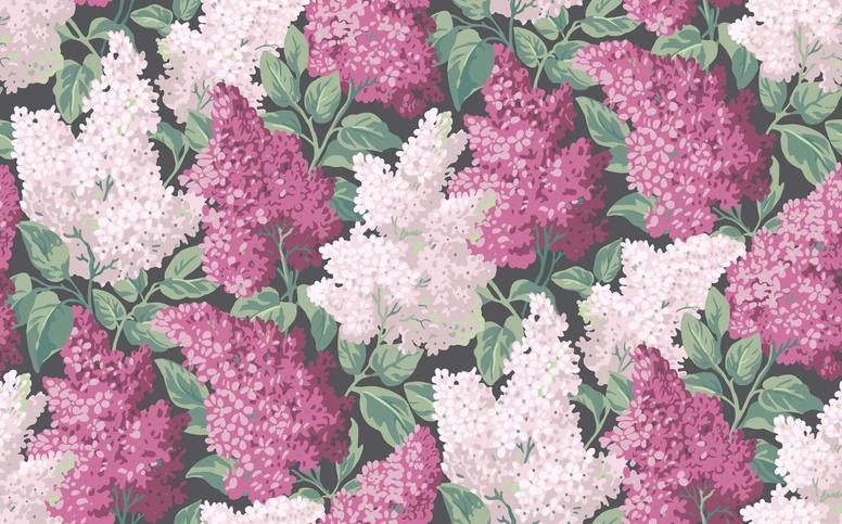 Lilac Wallcovering by Cole & Son 