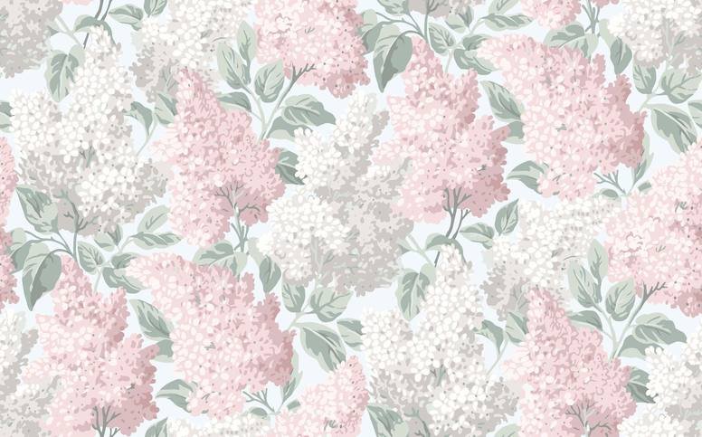 Lilac Wallcovering by Cole & Son 