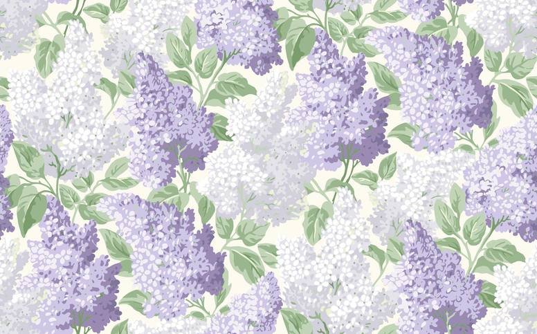 Lilac Wallcovering by Cole & Son 