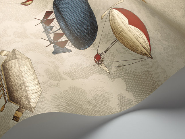 Macchine Volanti (2 roll set) Wallcovering by Cole & Son 