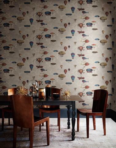 Macchine Volanti (2 roll set) Wallcovering by Cole & Son 
