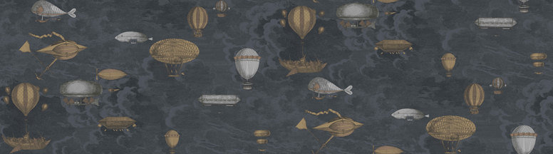 Macchine Volanti (2 roll set) Wallcovering by Cole & Son 