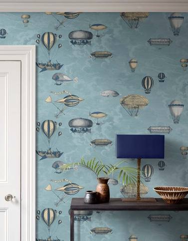 Macchine Volanti (2 roll set) Wallcovering by Cole & Son 