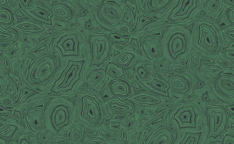 Malachite Wallcovering by Cole & Son 