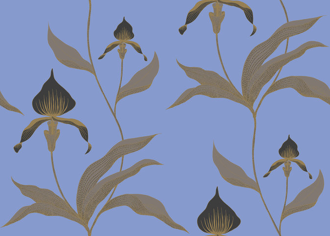 Orchid Wallcovering by Cole & Son 