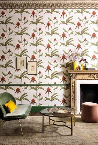 Orchid Wallcovering by Cole & Son 