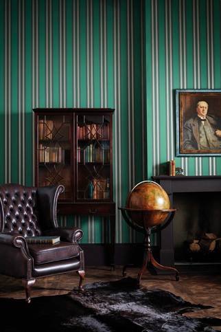 Polo Stripe Wallcovering by Cole and Son