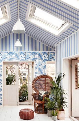 Polo Stripe Wallcovering by Cole and Son