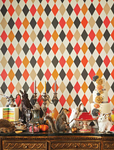 Punchinello Wallcovering by Cole & Son 