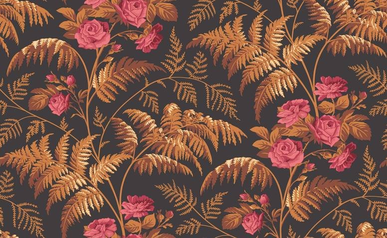 Rose Wallcovering by Cole & Son 